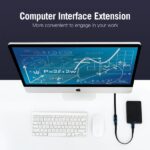 Cavo prolunga piatto Vention USB 3.0 maschio a USB femmina - 2 m - Colore nero e blu - immagine 3