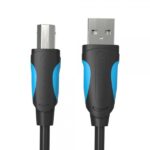 Cavo USB 2.0 maschio a USB-B maschio per stampante Vention - 1 m - 480 Mbps - Colore nero - immagine 2