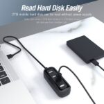 Vention HUB 4 in 1 da USB2.0 a 4xUSB2.0 - 0,5 m - Colore nero - immagine 3