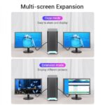 Cavo convertitore Displayport maschio a HDMI maschio Vention - 2 m - Colore nero - immagine 3