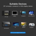 Vention Convertitore Displayport maschio a VGA femmina - 0,15 m - Colore nero - immagine 5