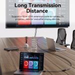 Vention Convertitore DP maschio a HDMI femmina 4K 60Hz - 0,15 m - Colore nero - immagine 3