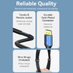Vention Cavo convertitore DisplayPort maschio a Mini DisplayPort maschio 1.4 8K - 2 m - Colore nero e blu - immagine 3
