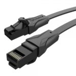 Vention Cavo di rete UTP RJ45 Cat6 piatto - 2 m - Colore nero - immagine 2