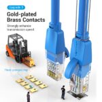Cavo di rete UTP RJ45 Cat.6 Vention - 1,5 m - Colore blu - immagine 5