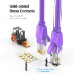 Vention Cavo di rete RJ45 UTP Cat.6 - 1 m - Colore viola - immagine 5