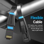 Cavo di rete RJ45 UTP Cat.6A Vention - 3 m - Colore nero - immagine 4