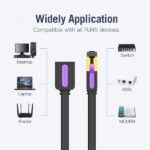 Vention Cable Prolunga di rete UTP RJ45 Cat.7 - 10 m - Colore nero - immagine 5