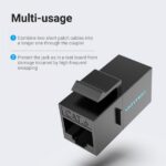 Connettore di rete UTP RJ45 Cat6 Vention - Colore nero - immagine 4