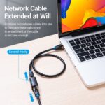 Vention Adattatore connettore RJ45 Cat7 FTP da femmina a femmina - Colore nero - immagine 3