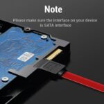 Cavo Vention da SATA femmina a SATA femmina KDDED - 0,5 m - Colore rosso - immagine 3