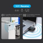 Vention Adattatore USB a WiFi 150Mbps - Colore nero - immagine 4