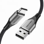 Cavo Vention da USB-A maschio a USB-C maschio 3A 60W 480Mbps - 2m - Colore grigio - immagine 2
