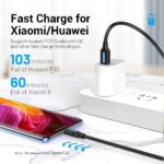 Cavo Vention da USB-A maschio a USB-C maschio 3A 60W 480Mbps - 1m - Colore nero - immagine 3