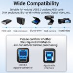 Cavo Vention USB-B 3.0 maschio a USB maschio - 3 m - Colore nero - immagine 5