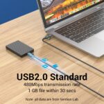 Cavo USB 2.0 maschio a MicroUSB+USB-C maschio Vention - 0,5 m - 3 A 60 W 480 Mbps - Colore nero - immagine 3