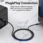 Cavo stampante Vention USB-C 2.0 a B - 2 m 2 A - Colore nero - immagine 3