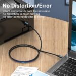 Cavo stampante Vention USB-C 2.0 a B - 2 m 2 A - Colore nero - immagine 4