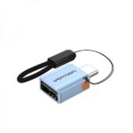 Vention Adattatore USB3.1 Tipo-C maschio a USB femmina OTG con cordino - Alluminio grigio - immagine 2