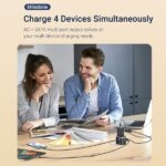 Vention Caricabatterie da viaggio universale - 1xUSB-C a 2xUSB - 20W - Colore nero - immagine 4
