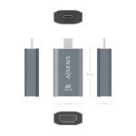 Aisens Convertitore da USB-C a HDMI 2.0 - Involucro in alluminio - Risoluzione 4K@60Hz - Profondità di colore 48 bit/px - Larghezza di banda 18Gbps - Supporta HDCP - Colore grigio - immagine 5
