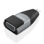 Aisens Convertitore USB-C a VGA in alluminio - Trasmissione di segnali da USB a VGA - Risoluzione 1920×1200@60Hz - Compatibile con Macbook Pro e Chromebook - Colore grigio - immagine 2
