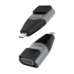 Aisens Convertitore USB-C a VGA in alluminio - Trasmissione di segnali da USB a VGA - Risoluzione 1920×1200@60Hz - Compatibile con Macbook Pro e Chromebook - Colore grigio - immagine 3