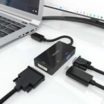 Aisens Convertitore MST/SST Displayport a DVI/HDMI/VGA 3 in 1 - Connettore DP maschio - Uscite HDMI 4K@60Hz, DVI e VGA - Supporta modalità SST e MST - Colore nero - immagine 5