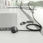 Cavo di sicurezza in acciaio con serratura a chiave Aisens - Compatibile con Kensington Lock - per computer, monitor e laptop - Colore nero - immagine 5
