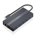 Aisens Convertitore USB-C 12 in 1 - Custodia in alluminio - Leggero e portatile - Connessione a 3 schermi - Power Delivery 100W - Ethernet RJ45 - Porte USB-A e USB-C - Lettori di schede SD e Micro SD - immagine 2