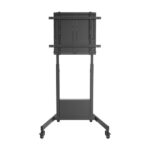 Aisens Supporto da pavimento con contrappeso e ruote per monitor/TV da 60"-100" - Acciaio ad alta resistenza - Regolazione dell'altezza senza sforzo - Carico massimo 90 kg - Colore nero - immagine 2