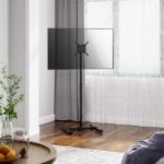 Aisens Supporto da pavimento inclinabile ed estensibile per monitor/TV da 13"-42" - Acciaio ad alta resistenza - Verniciatura elettrostatica - Vesa massimo 200x200 mm - Carico massimo 20 kg - Inclinazione 0º/+30º - Colore nero - immagine 4