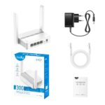 Cudy WR300 Router WiFi N300 - x Porte 10/100Mbps - 2 Antenne Esterne 5dBi - Colore Bianco - immagine 5