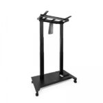 Tooq Uros Supporto da pavimento con ruote elettriche per schermi da 52-84" - Regolazione elettrica dell'altezza e dell'inclinazione - Peso massimo 100 kg - VESA massimo 600x500 - Colore nero - immagine 2