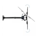 Tooq Supporto a parete con braccio articolato per schermi da 13"-43" - Girevole e inclinabile - Gestione dei cavi - Peso max 20 kg - VESA max. 200x200 mm - Colore nero - immagine 3
