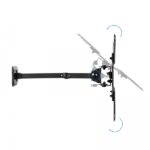 Tooq Supporto a parete con braccio articolato per schermi da 13"-43" - Girevole e inclinabile - Gestione dei cavi - Peso max 20 kg - VESA max. 200x200 mm - Colore nero - immagine 3