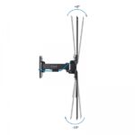 Tooq Supporto a parete con braccio per schermi da 13"-55" - Girevole e inclinabile - Gestione dei cavi - Peso max 25 kg - VESA max. 400x400 mm - Colore nero - immagine 2