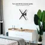 Tooq Supporto a parete con braccio per schermi da 13"-55" - Girevole e inclinabile - Gestione dei cavi - Peso max 25 kg - VESA max. 400x400 mm - Colore nero - immagine 4