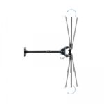 Tooq Supporto a parete con braccio articolato per schermi da 13"-55" - Girevole e inclinabile - Gestione dei cavi - Peso max 25 kg - VESA max. 400x400 mm - Colore nero - immagine 3