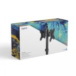 Tooq Supporto da tavolo per 2 monitor da 17"-32" - Gestione dei cavi - Peso max 8 kg x braccio - VESA max. 100x100 mm - Colore nero - immagine 5