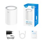 Cudy AX3000 Sistema WiFi 6 Mesh AX3000 2.5G Dual Band - Supporta larghezza di banda 20/40/80/160MHz - 1x porta LAN 10/100/1000Mbps, 1x porta WAN 2.5Gbps - 5 antenne interne - immagine 3