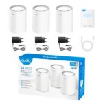 Cudy AX3000 Confezione da 3 sistemi WiFi 6 Mesh AX3000 2.5G Dual Band - Supporta larghezza di banda 20/40/80/160MHz - 1 porta LAN 10/100/1000Mbps, 1 porta WAN 2.5Gbps - 5 antenne interne - immagine 4