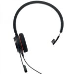 Jabra Evolve 20 Auricolare monoaurale con microfono USB - Cancellazione del rumore - Archetto regolabile - Comandi sul cavo - Colore nero - immagine 2