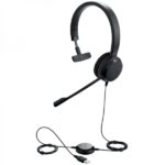 Jabra Evolve 20 Auricolare monoaurale con microfono USB - Cancellazione del rumore - Archetto regolabile - Comandi sul cavo - Colore nero - immagine 5