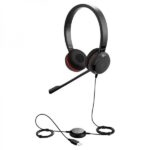 Jabra Evolve 20SE MS Cuffie stereo con microfono USB - Cancellazione del rumore - Archetto regolabile - Comandi sul cavo - Colore nero - immagine 4