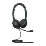 Jabra Evolve 2 30 Cuffie con microfono USB-C - Cancellazione del rumore - Archetto regolabile - Comandi sulle cuffie - Colore nero - immagine 2