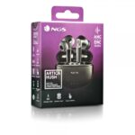 NGS Artica Hush Auricolari Bluetooth 5.3 TWS ANC - Connessione automatica - Assistente vocale - Autonomia fino a 4 ore - Base di ricarica - Colore nero - immagine 5