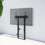 Tooq Lottus Supporto da pavimento/parete per schermi da 55-100" - Regolazione dell'altezza - Peso massimo 100 kg - VESA massimo 1000x600 - Colore nero - immagine 3