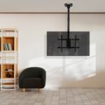 Tooq Supporto a soffitto per schermi da 32-75" - Angolo di rotazione 180º - Inclinabile - Gestione dei cavi - Peso max. 60 kg - VESA max. 400x400 mm - Colore nero - immagine 4