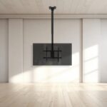 Tooq Supporto XL da soffitto per schermi da 32-75" - Angolo di rotazione 180º - Inclinabile - Gestione dei cavi - Peso max. 60 kg - VESA max. 400x400 mm - Colore nero - immagine 4